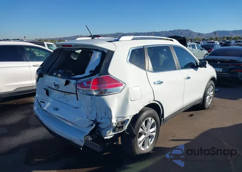 2015 Nissan Rogue Sv z USA, uszkodzony, nr VIN KNMAT2MT0FP591782